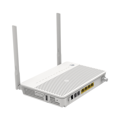 ONT GPON OptiXstar WiFi 2.4GHz 4 puertos GE   1 puerto CATV   2 POTS, hasta 300 Mbps: EG8247H5