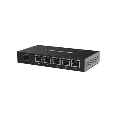 EdgeRouter X SFP de 5 puertos Gigabit   1 puerto SFP con funciones avanzadas de ruteo: ER-X-SFP