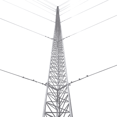 Kit de Torre Arriostrada de Piso de 21 m Altura con Tramo STZ30G Galvanizada por Inmersión en Caliente (No incluye retenida).: KTZ-30G-021