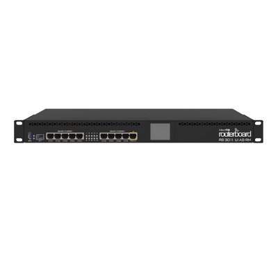 RB3011UIAS-RM RouterBoard, CPU 2 NÃºcleos, 10 Puertos Gigabit Ethernet, 1 Puerto SFP, 1 GB Memoria, Licencia Nivel 5, Montaje Rack