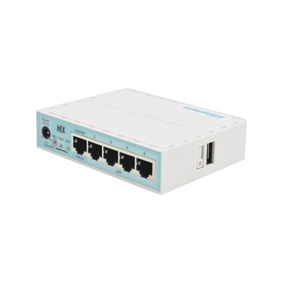 RB750GR3 (hEX) RouterBoard, 5 Puertos Gigabit Ethernet, 1 Puerto USB y versiÃ³n 3