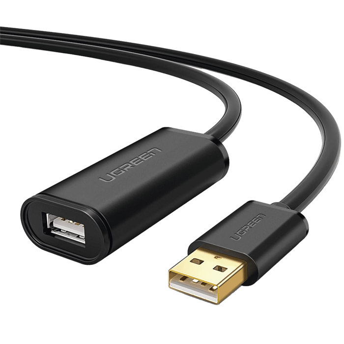 Cable de Extensión Activo USB 2.0 / 30 Metros / Macho-Hembra / Booster individual FE1.1S incorporado / Velocidad de hasta 480 Mbps / Ideal para impresoras, consolas , Webcam, etc.: 10326