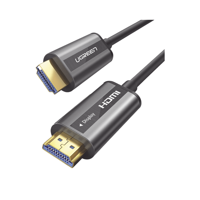 Cable HDMI de 50 Metros por Fibra Óptica 4K@60Hz | Fibra de 4 núcleos   Cobre estañado de 7 núcleos | Compatible con HDMI 2.0 | Alta velocidad 18 Gbps | 3D | HDR | Carcasa de  Zinc | Premium | 2 Años de Garantía.: 50219