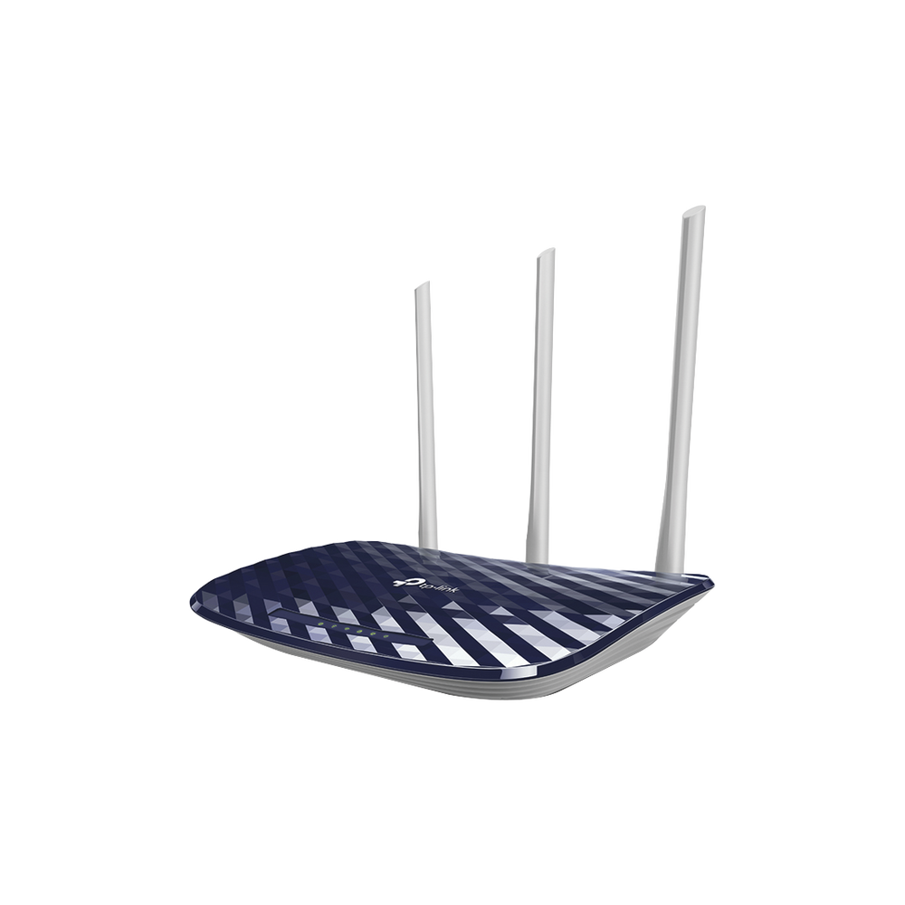 ARCHER-C20W Router Inalámbrico WISP con Configuración de fábrica personalizable, doble banda AC, con antenas de alta ganancia, hasta 733 Mbps, 4 Puertos LAN 10/100 Mbps, 1 Puerto WAN 10/100 Mbps