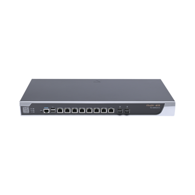 RG-NBR6205-E Router Core Administrable Cloud 8 Puertos Gigabit y 2 Puertos SFP hasta 500 Clientes: RG-NBR6205-E