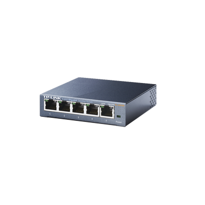 Switch Gigabit no administrable de 5 puertos 10/100/1000 Mbps