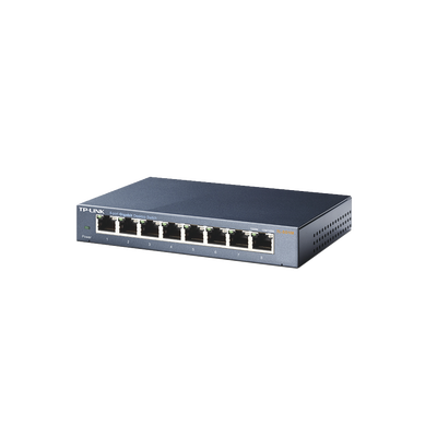 Switch Gigabit no administrable de 8 puertos 10/100/1000 Mbps