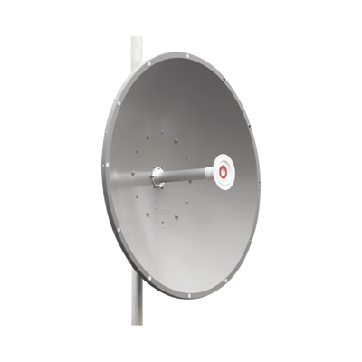 TXP4865D34DP Antena direccional, Ganancia de 34 dBi, rango de frecuencia (4.9 - 6.5 GHz), Conectores N-hembra, Polarización doble, incluye montaje para torre o mástil